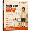 House Rules and Checkout Template