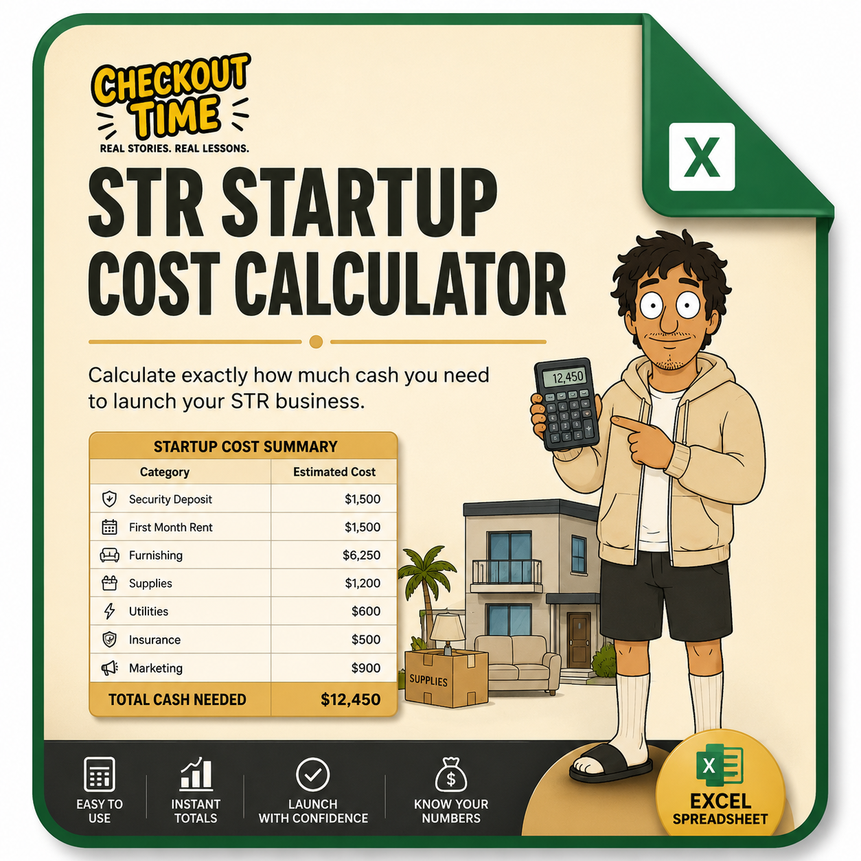STR Startup Cost Calculator